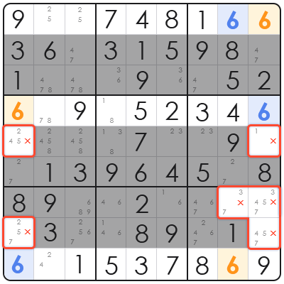 sudoku with auto candidate mode